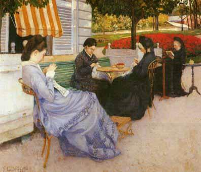 Gustave Caillebotte Portraits a la campagne China oil painting art